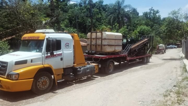 Guincho para transporte de máquinas e carga especial
